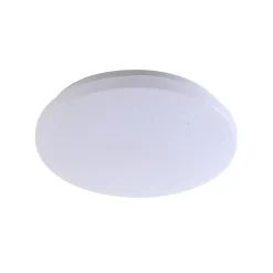Lindby LED udendørs loftslampe Kirkola, 4000 K, Ø 34 cm, hvid