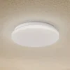 Lindby LED udendørs loftslampe Kirkola, 4000 K, Ø 26 cm, hvid