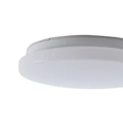 Lindby LED udendørs loftslampe Kirkola, 4000 K, Ø 26 cm, hvid