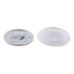 Lindby LED udendørs loftslampe Kirkola, 4000 K, Ø 26 cm, hvid