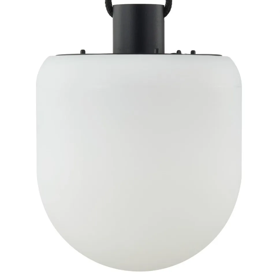 Lindby LED udendørs pendel Eleia, 2.700 K, 16 cm, genopladeligt batteri