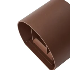 Lindby LED udendørs væglampe Nivar, rund, rust, metal, IP54