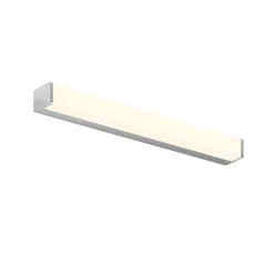 Lindby LED-badeværelseslampe Klea, 60 cm, krom, metal, IP44