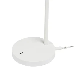 Lindby LED-bordlampe Ailina, højde 36 cm, hvid, dæmpbar