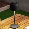 Lindby LED-bordlampe Arietty, sort, dæmpbar, IP65
