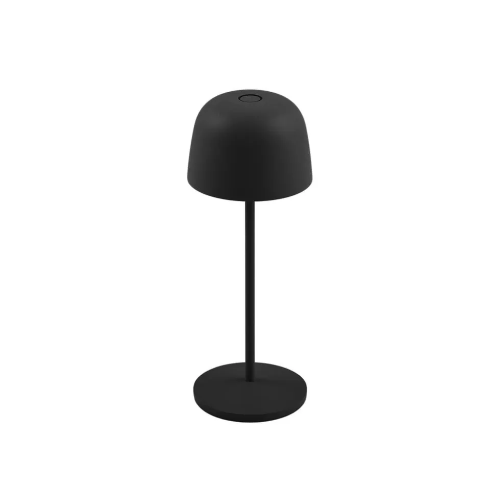 Lindby LED-bordlampe Arietty, sort, dæmpbar, IP65