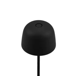 Lindby LED-bordlampe Arietty, sort, dæmpbar, IP65
