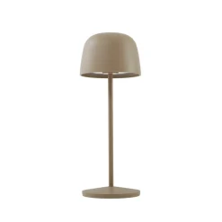 Lindby LED-bordlampe Arietty, beige, dæmpbar, IP65