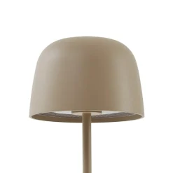 Lindby LED-bordlampe Arietty, beige, dæmpbar, IP65