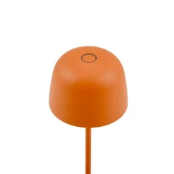 Lindby LED-bordlampe Arietty, orange, dæmpbar, IP65