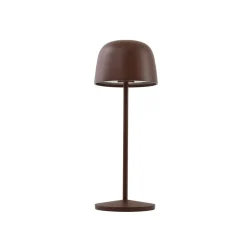 Lindby LED-bordlampe Arietty, brun, dæmpbar, IP65