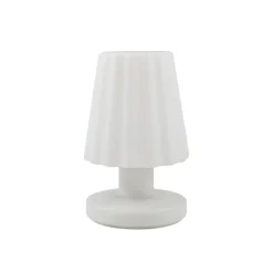 Lindby LED-bordlampe Jovem, hvid, plast, RGB