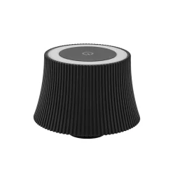 Lindby LED-bordlampe Linor, sort, USB, touch-dimmer