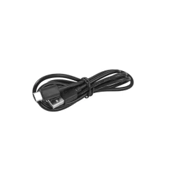 Lindby LED-bordlampe Linor, sort, USB, touch-dimmer