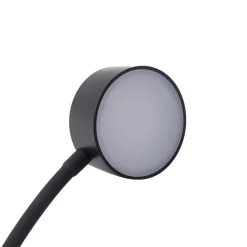 Lindby LED-bordlampe Maori, sort, CCT, metal, dæmpbar