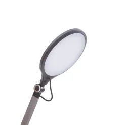 Lindby LED-bordlampe Nyxaris, grå, metal, CCT, 50 cm