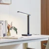 Lindby LED-bordlampe Rylas, sort, USB, CCT