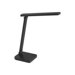 Lindby LED-bordlampe Rylas, sort, USB, CCT