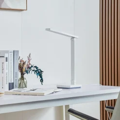 Lindby LED-bordlampe Rylas, hvid, USB, CCT