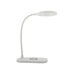 Lindby LED-bordlampe Siona, hvid, CCT, dæmpbar, ladestation