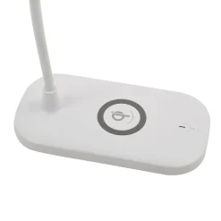 Lindby LED-bordlampe Siona, hvid, CCT, dæmpbar, ladestation