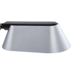 Lindby LED-bordlampe Thies, grå, ABS, højde 78 cm, dæmpbar