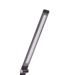 Lindby LED-bordlampe Valtaris, grå, aluminium, CCT, dæmpbar