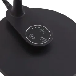 Lindby LED-bordlampe Valtaria, sort, CCT, dæmpbar