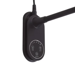Lindby LED-bordlampe Valtaria, sort, CCT, dæmpbar
