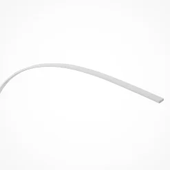 Lindby LED-buelampe Kendra, hvid, aluminium, højde 180 cm