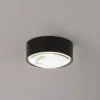 Lindby LED-downlight Siaka, sort, metal, Ø 5 cm, IP65