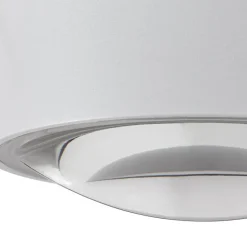 Lindby LED-downlight Siaka, hvid, metal, Ø 5 cm, IP65