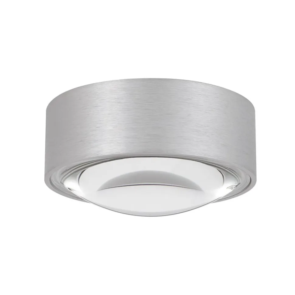 Lindby LED-downlight Siaka, grå, metal, Ø 5 cm, IP65