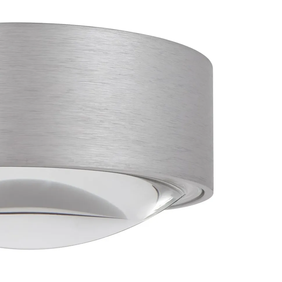 Lindby LED-downlight Siaka, grå, metal, Ø 5 cm, IP65