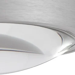 Lindby LED-downlight Siaka, grå, metal, Ø 5 cm, IP65