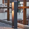 Lindby LED-gadelampe Darko, 80 cm, grå, metal, IP54