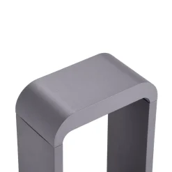 Lindby LED-gadelampe Darko, 80 cm, grå, metal, IP54