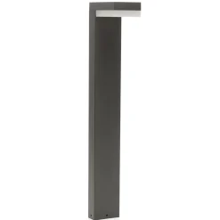 Lindby LED-gadelampe Dionys, højde 70 cm, antracit, metal