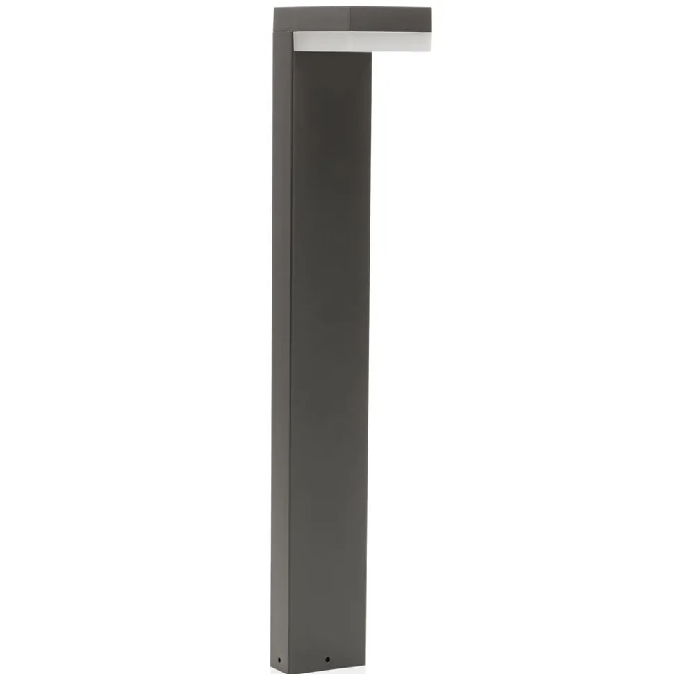 Lindby LED-gadelampe Dionys, højde 70 cm, antracit, metal