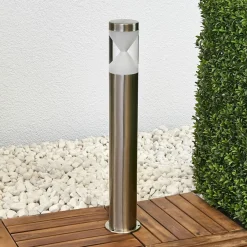 Lindby LED-gadelampe Fabrizio, højde 56 cm, stål