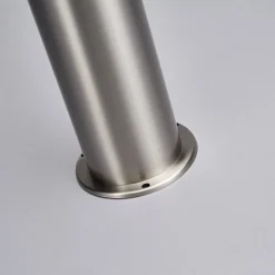 Lindby LED-gadelampe Lanea, 60 cm, grå, sensor, IP44