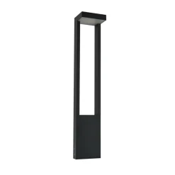 Lindby LED-gadelampe Lonete, højde 65 cm, antracit, IP65