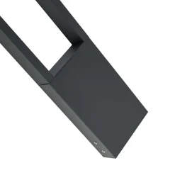 Lindby LED-gadelampe Lonete, højde 65 cm, antracit, IP65