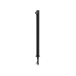 Lindby LED-gadelampe Luzian, højde 80 cm, sort, jordspyd