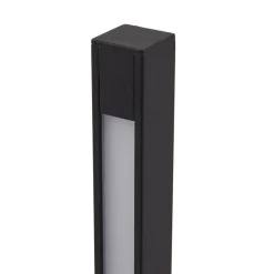 Lindby LED-gadelampe Neano, 80 cm, sort, metal, IP65