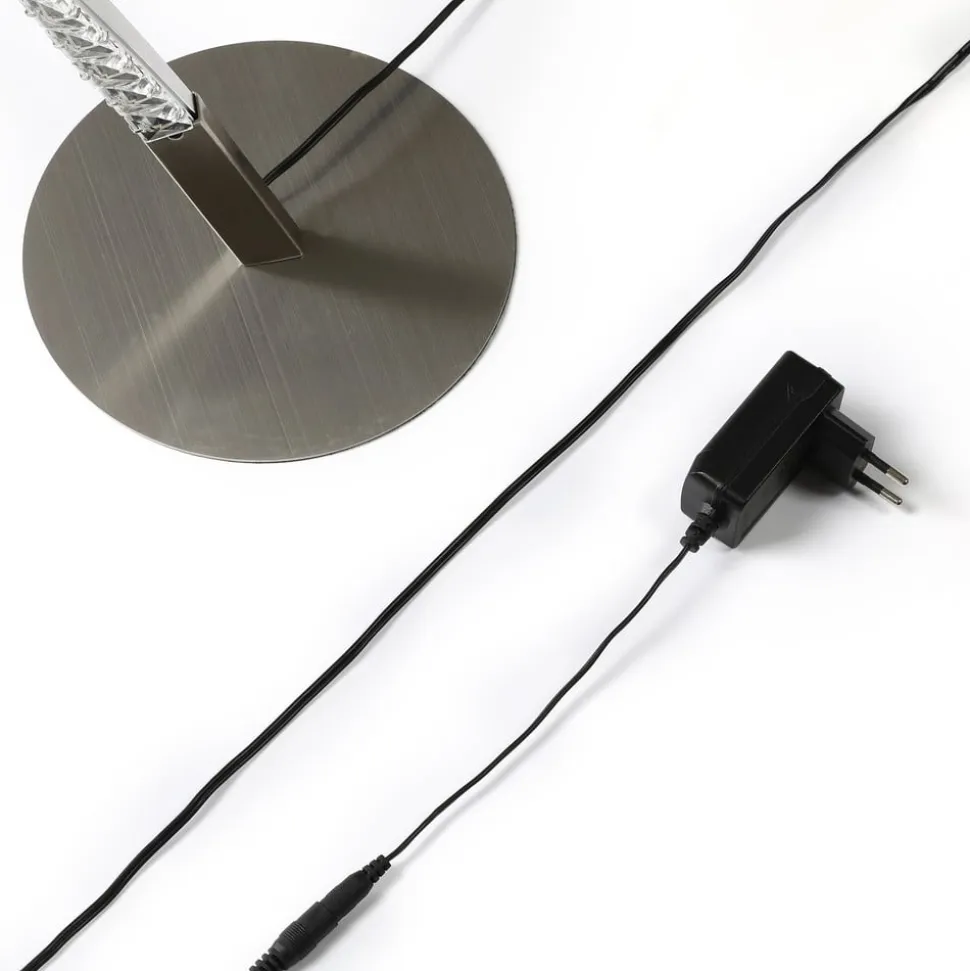 Lindby LED-gulvlampe Criostal, RGBW, dæmpbar, fjernbetjening