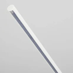 Lindby LED-gulvlampe Danua, hvid, metal, højde 200 cm