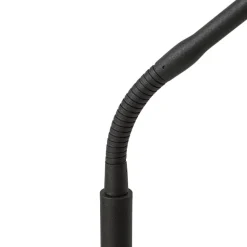 Lindby LED-gulvlampe Elvyn, sort, justerbar