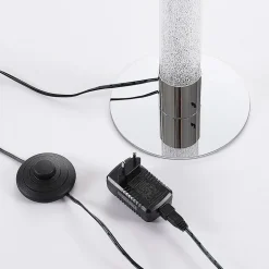 Lindby LED-gulvlampe Hadis, RGB, fjernbetjening, hvid, 120 cm