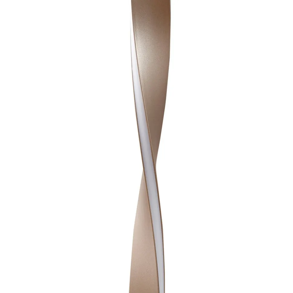 Lindby LED-gulvlampe Jaren, sort/brun, 114 cm, CCT